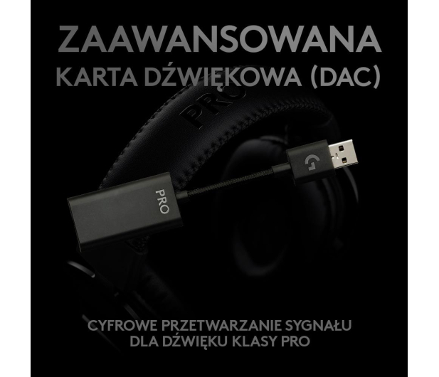 LOGITECH G Pro X Black - 506272 - zdjęcie 13